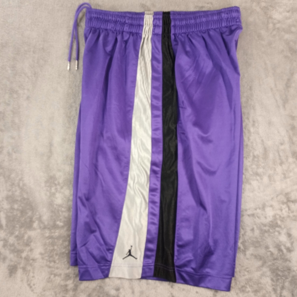 Jordan Other - Jordan Men's Purple Basketball Shorts with Contrast Stripe Size L